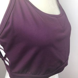 Reebok Deep Purple Sports Bra Size X-Large